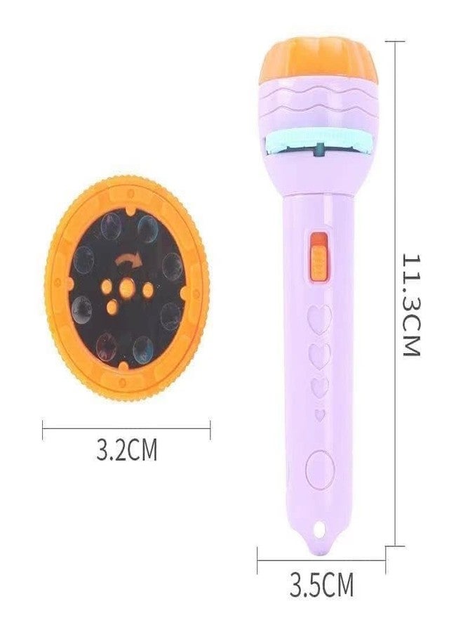 Crazygol Mini Projector Torch Slide Flashlight Light Toys for Kids 3 Sliders, 24 Patterns - Image 2